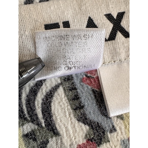 FLAX Designs Dress Tunic 3G 24-26 Art Deco Rayon Thinking Tropics Boho Novelty - Picture 14 of 16